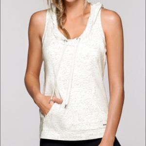 Uniquely Lorna Jane Decoy Hooded Tank NWOT